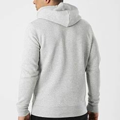 Sweat Capuche Logo Gris Chiné de Piraterie Music -Black Needle Soldes la piraterie 315684 PIRAT SWCP LOGO GRICHI 20220415T152442 04