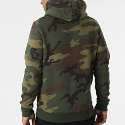 Sweat Capuche Camouflage Logo Vert Kaki Orange Fluo de Piraterie Music -Black Needle Soldes la piraterie 316403 PIRAT SWCP LOGO CAMOORAFLUO 20220512T115329 04