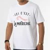 Tee Shirt Ici C'est La Piraterie Blanc Noir -Black Needle Soldes la piraterie 319281 PIRAT TS ICICEST BLCNOI 20220523T161439 01