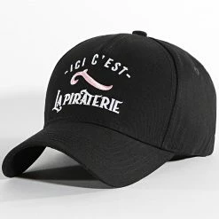 Casquette Ici C'est 9056 Noir de La Piraterie