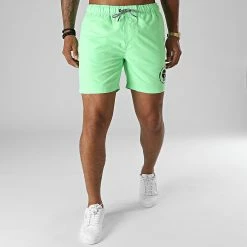 Short De Bain Logo 2 Vert Fluo Noir de Piraterie Music -Black Needle Soldes la piraterie 330738 PIRAT SHOB PIRATERIEMUSICLOGO2 VERFLUONOI 20220728T161644 03