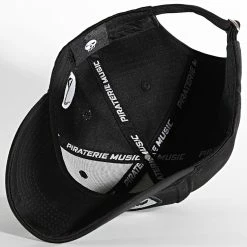 Casquette Large Logo Noir Réfléchissant de Piraterie Music -Black Needle Soldes la piraterie 334806 CAPS LG RFLCT GREY 20220830T155926 04