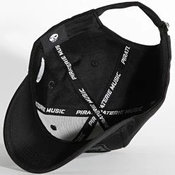 Casquette Large Logo Noir Réfléchissant de Piraterie Music -Black Needle Soldes la piraterie 334807 CAPS LG RFLCT RNBW 20220830T155905 04
