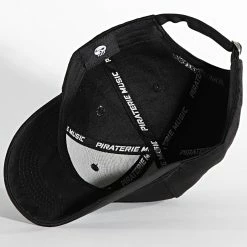Casquette Skull Noir Noir de Piraterie Music 9 Casquette Skull Noir Noir de Piraterie Music -Black Needle Soldes la piraterie 334809 PRT BG SKULL HD LG BLACK 20220830T160031 04