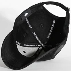Casquette Side Glitter Noir de Piraterie Music -Black Needle Soldes la piraterie 334813 PRT MUSIC NT SIDE GLITTER 20220830T155947 04
