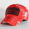 Casquette Print Rouge de Piraterie Music -Black Needle Soldes la piraterie 335193 PRT PRINT RED 20220830T160212 01