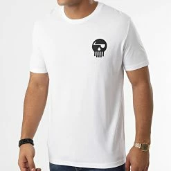 Tee Shirt Logo Chest And Back Blanc Noir de Piraterie Music -Black Needle Soldes la piraterie 336312 PIRAT TS LOGOCHESTBACK BLCNOI 20220902T160331 03