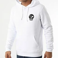 Sweat Capuche Logo Chest And Back Blanc Noir de Piraterie Music -Black Needle Soldes la piraterie 336317 PIRAT SWCP LOGOCHESTBACK BLCNOI 20220902T160355 03