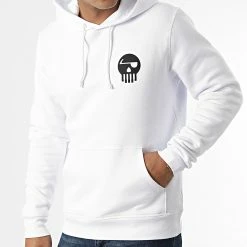Sweat Capuche Logo Chest And Back Blanc Noir de Piraterie Music -Black Needle Soldes la piraterie 336317 PIRAT SWCP LOGOCHESTBACK BLCNOI 20220902T160356 04