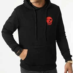 Sweat Capuche Logo Chest And Back Noir Rouge de Piraterie Music -Black Needle Soldes la piraterie 336320 PIRAT SWCP LOGOCHESTBACK NOIROU 20221117T120159 04