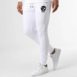 Ensemble De Survetement Logo Blanc Noir de Piraterie Music -Black Needle Soldes la piraterie 337980 PIRATERIEMUSIC ENS LOGO BLCNOI 20220915T160015 04