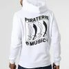 Sweat Capuche Etendard Blanc Noir de Piraterie Music -Black Needle Soldes la piraterie 341065 PIRAT SWCP ETENDARD BLCNOI 20220930T154723 01