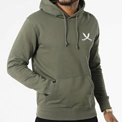 Sweat Capuche Nation Vert Kaki Blanc de Piraterie Music 9 Sweat Capuche Nation Vert Kaki Blanc de Piraterie Music -Black Needle Soldes la piraterie 341074 PIRAT SWCP NATION KAKIBLC 20220930T154135 03