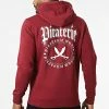 Sweat Capuche Nation Bordeaux Blanc de Piraterie Music -Black Needle Soldes la piraterie 341078 PIRAT SWCP NATION BDXBLC 20220930T154040 01