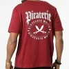 Tee Shirt Oversize Nation Bordeaux Blanc de Piraterie Music -Black Needle Soldes la piraterie 341094 PIRAT TSO NATION BDXBLC 20220930T154057 01