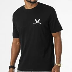 Tee Shirt Oversize Nation Noir Blanc de Piraterie Music -Black Needle Soldes la piraterie 341096 PIRAT TSO NATION NOIBLC 20220929T153015 04