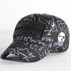 Casquette Print Glitter Noir de Piraterie Music -Black Needle Soldes la piraterie 342194 PRT GLITTER PRINT BLACK 20221021T141421 01
