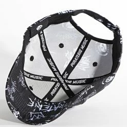 Casquette Print Reflect Noir Réfléchissant de Piraterie Music -Black Needle Soldes la piraterie 342195 PRT PRINT REFLECT BLACK 20221012T154815 04