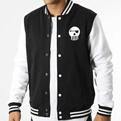Veste Teddy Logo Noir Blanc de Piraterie Music 8 Veste Teddy Logo Noir Blanc de Piraterie Music -Black Needle Soldes la piraterie 344195 PIRAT TED LOGO NOIBLC 20221020T151055 03