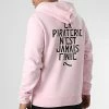 Sweat Capuche LPNJF Rose Noir de La Piraterie -Black Needle Soldes la piraterie 346171 PIRAT SWCP LPNJF ROSNOI 20221028T115816 01