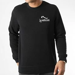 Sweat Crewneck LPNJF Noir Blanc de La Piraterie 8 Sweat Crewneck LPNJF Noir Blanc de La Piraterie -Black Needle Soldes la piraterie 346177 PIRAT SWCR LPNJF NOIBLC 20221027T161638 03