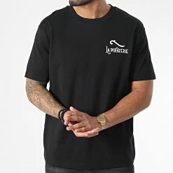 Tee Shirt Oversize Large LPNJF Noir Blanc de Piraterie Music -Black Needle Soldes la piraterie 349066 PIRAT TSO LPNJF NOIBLC 20221123T151046 03