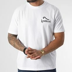 Tee Shirt Oversize Large LPNJF Blanc Noir de Piraterie Music -Black Needle Soldes la piraterie 349069 PIRAT TSO LPNJF BLCNOI 20221123T151022 03